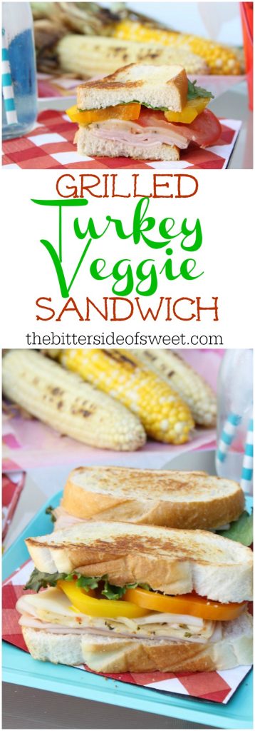#ad Grilled Turkey Veggie Sandwich | The Bitter Side of Sweet