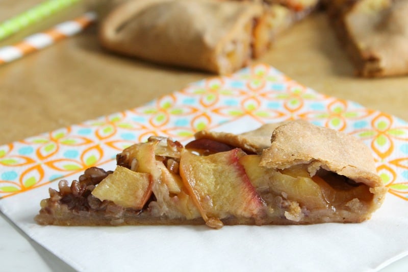 Peach Honey Pecan Galette | The Bitter Side of Sweet #SundaySupper