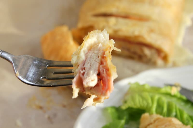Chicken Cordon Bleu Puff Pastry | The Bitter Side of Sweet