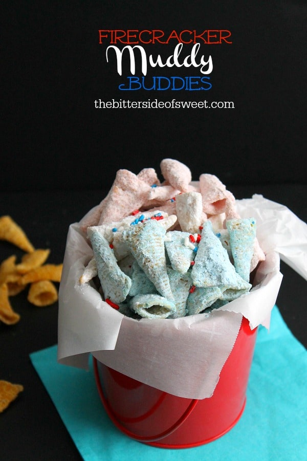 Firecracker Muddy Buddies | The Bitter Side of Sweet #SundaySupper