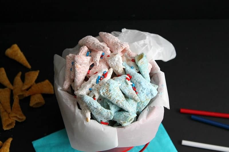 Firecracker Muddy Buddies | The Bitter Side of Sweet #SundaySupper