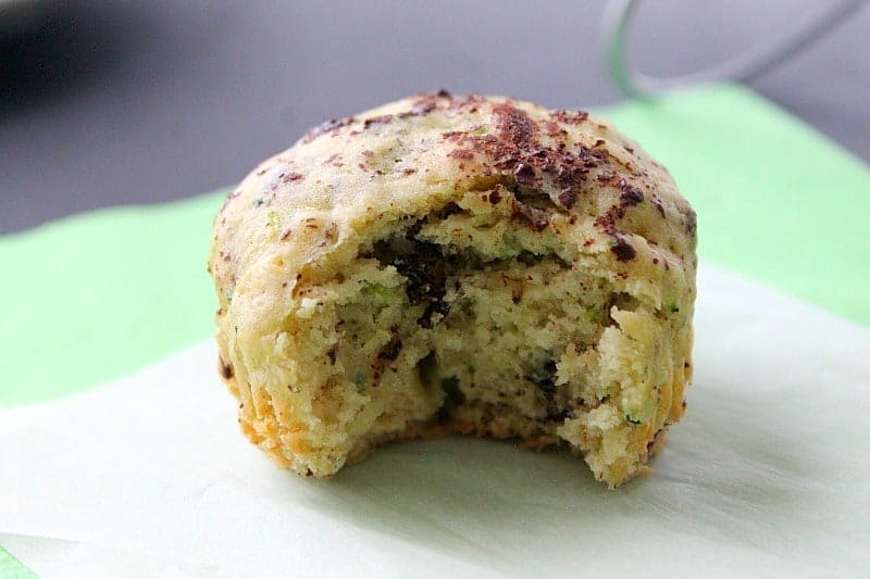Chocolate Zucchini Banana Muffins | The Bitter Side of Sweet #SundaySupper