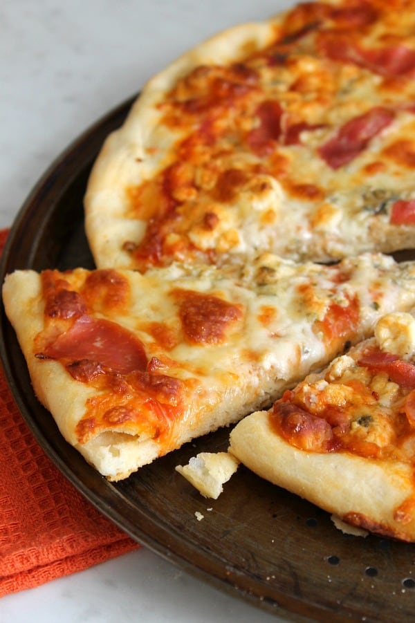 Blue Cheese Prosciutto Pizza | The Bitter Side of Sweet