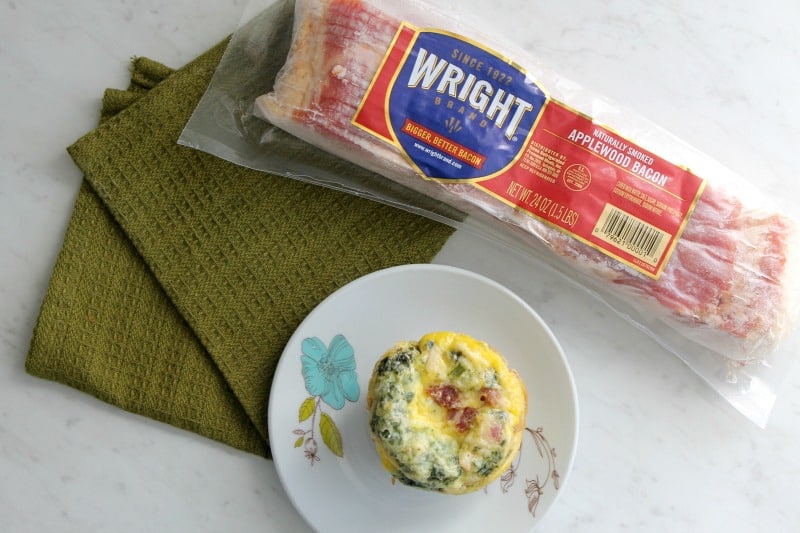Bacon Egg and Cheese Spinach Cups | The Bitter Side of Sweet