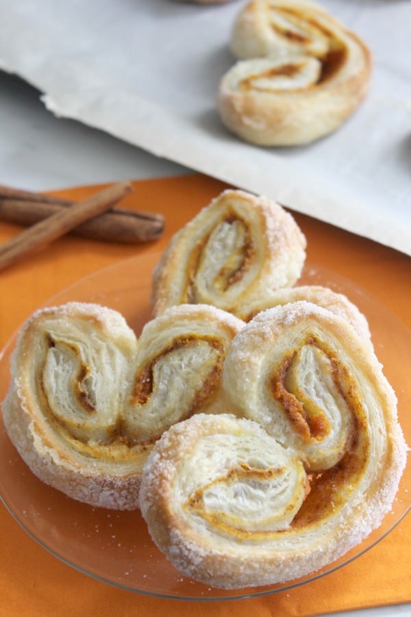 Pumpkin Spice Palmiers | The Bitter Side of Sweet