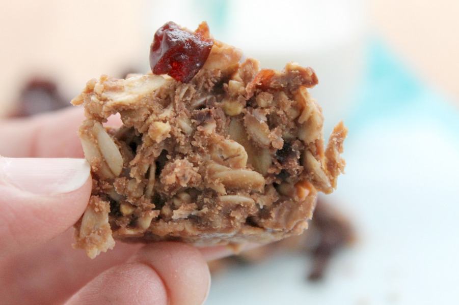 Chocolate Cherry No Bake Cookies | The Bitter Side of Sweet