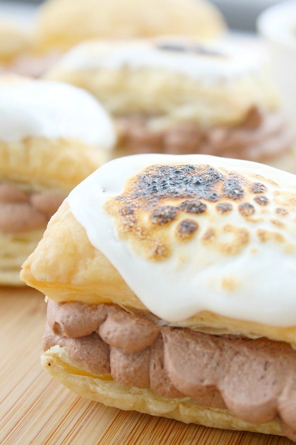 Toasted Marshmallow Napoleons | The Bitter Side of Sweet
