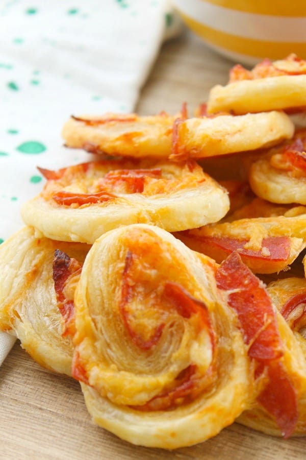 Pepperoni Pizza Pinwheels | The Bitter Side of Sweet
