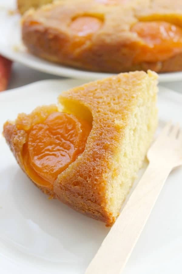 Upside Down Brown Sugar Apricot Cake | The Bitter Side of Sweet