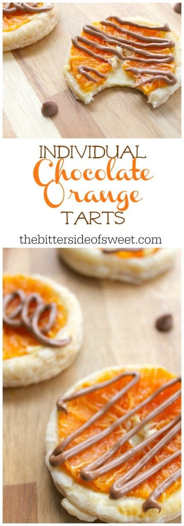 Individual Chocolate Orange Tarts | The Bitter Side of Sweet