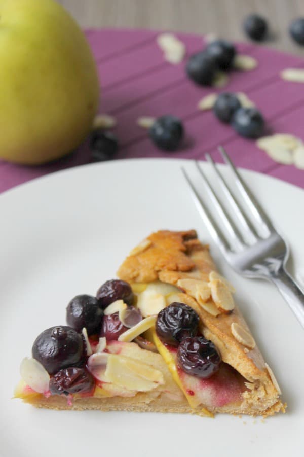 Apple Blueberry Galette | The Bitter Side of Sweet