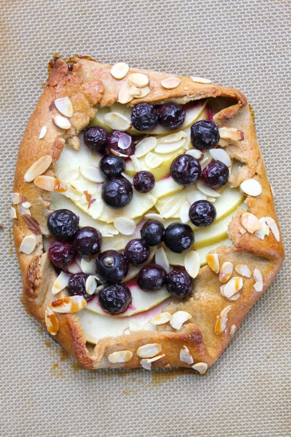 Apple Blueberry Galette | The Bitter Side of Sweet