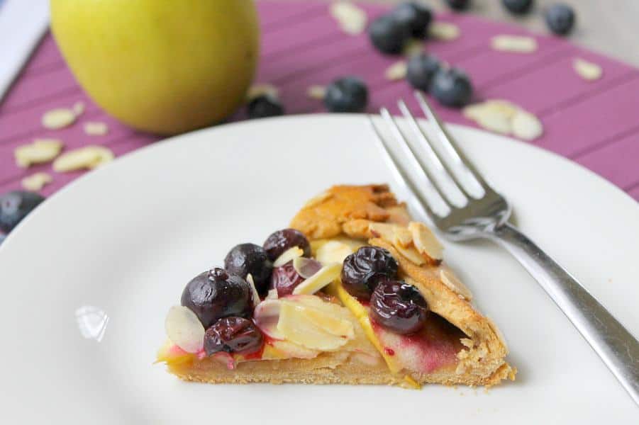 Apple Blueberry Galette | The Bitter Side of Sweet