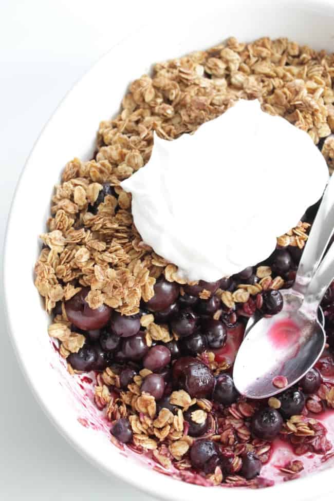Cherry Berry Crisp | The Bitter Side of Sweet