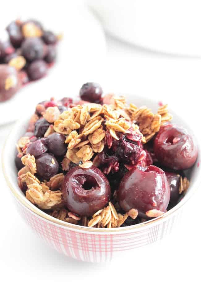 Cherry Berry Crisp | The Bitter Side of Sweet