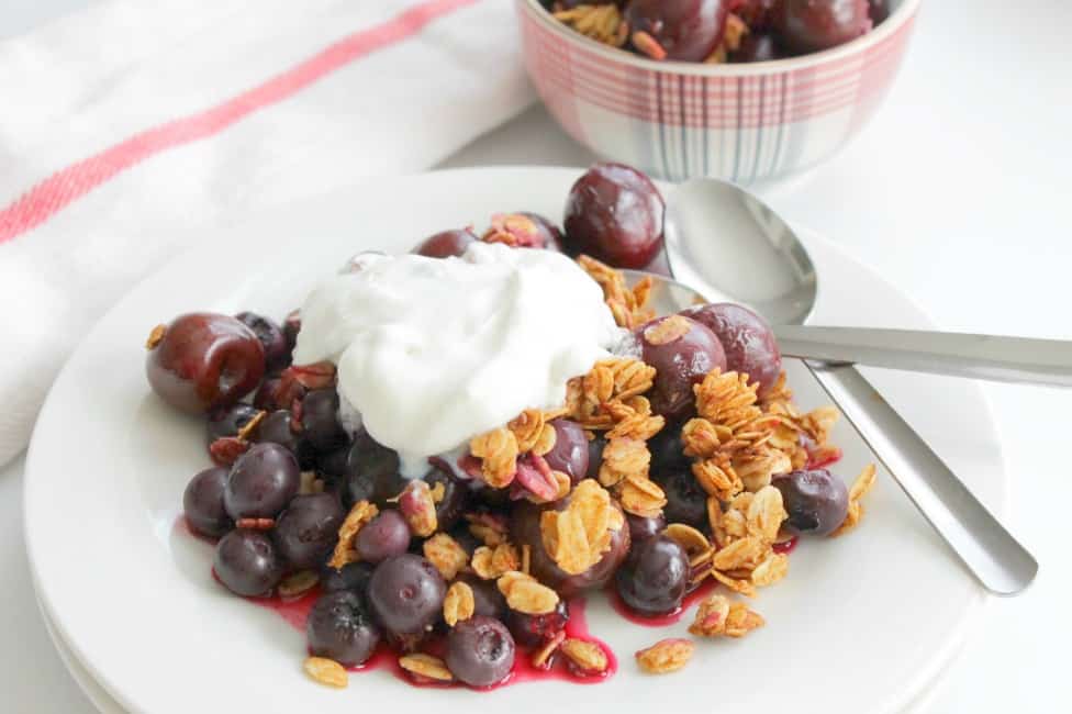 Cherry Berry Crisp | The Bitter Side of Sweet