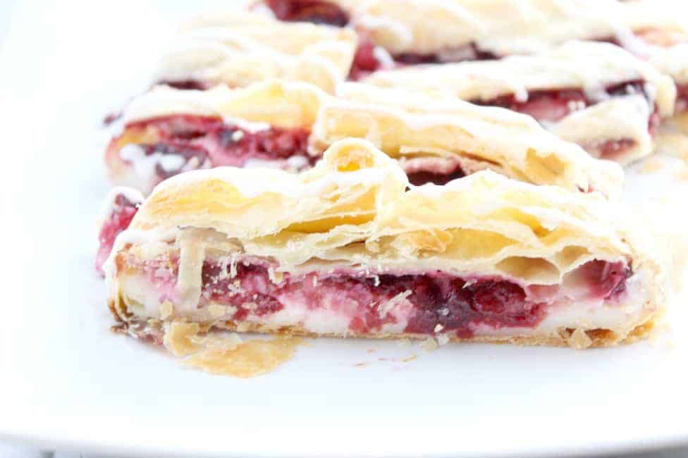 Cherry Cream Cheese Danish Braid | The Bitter Side of Sweet