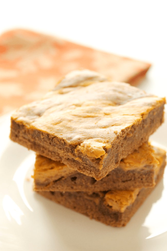 Pumpkin Cheesecake Brownie Bars | The Bitter Side of Sweet