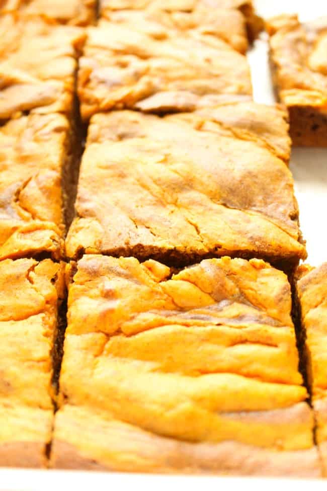 Pumpkin Cheesecake Brownie Bars | The Bitter Side of Sweet