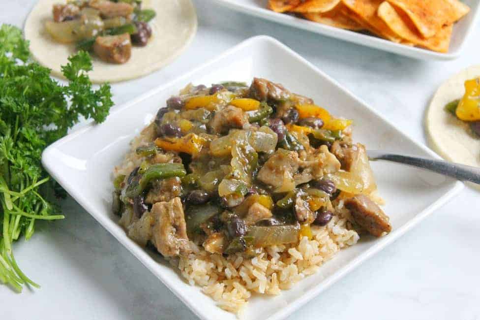 Homemade Chipotle Tortilla Chips + Carnitas Taco Skillet | The Bitter Side of Sweet #FronteraExperience #ad