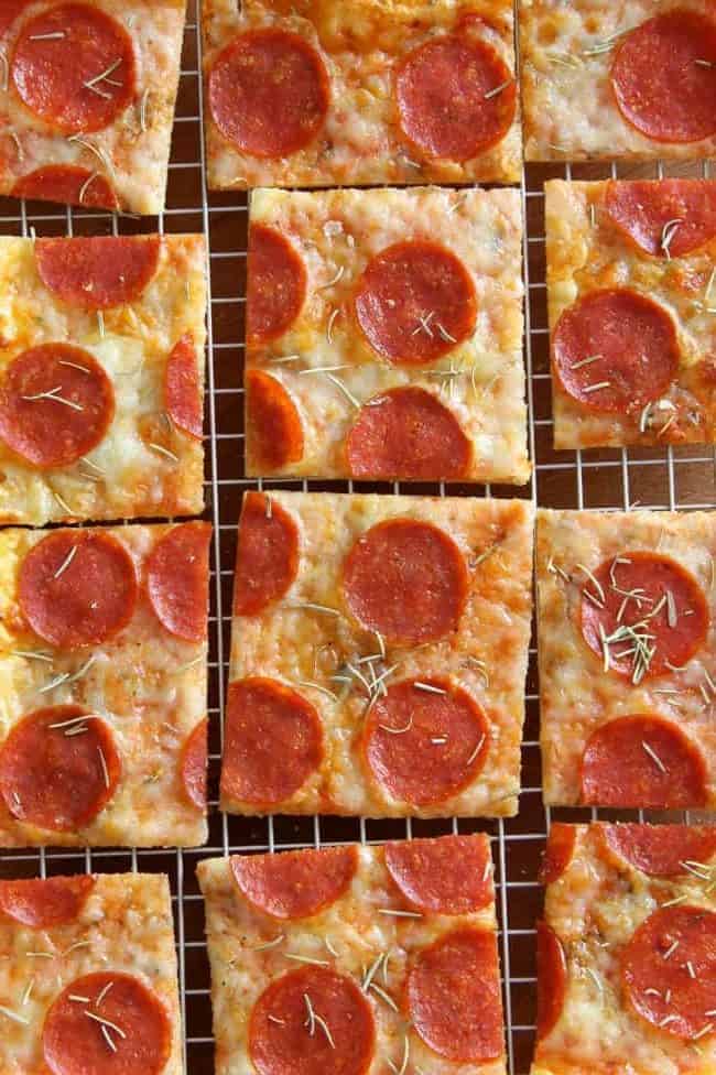 Puff Pastry Pepperoni Pizza | The Bitter Side of Sweet #pizza #puffpastry Puff Pastry Pepperoni Pizza