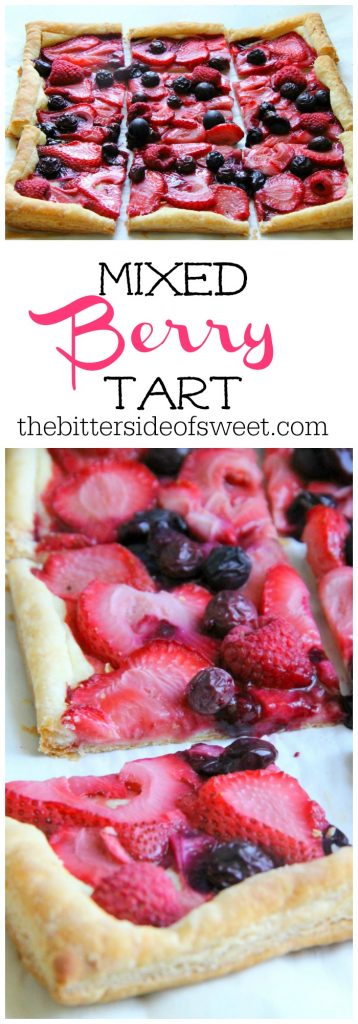 This easy Mixed Berry Tart makes for one spectacular summer dessert. It couldn’t be easier and easily adapted to any berry you wanted to use! Mixed Berry Tart