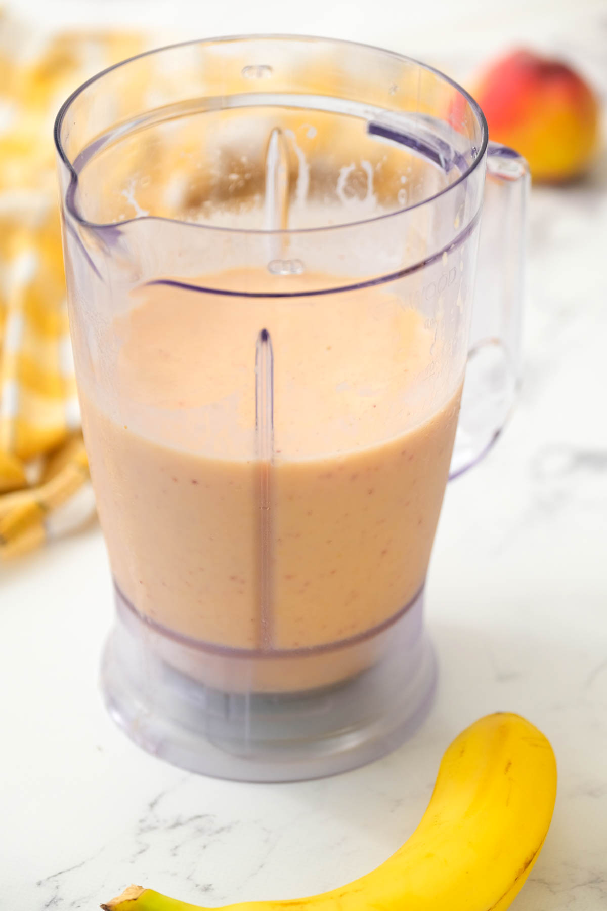 smoothie in blender.