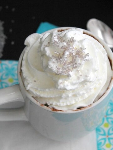 Chocolate Espresso Mug Cake | The Bitter Side of Sweet #‎SummerCravings‬ ‪#‎stonyfieldblogger‬ ‪#‎prAna‬