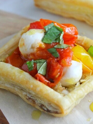 Caprese Tarts | The Bitter Side of Sweet