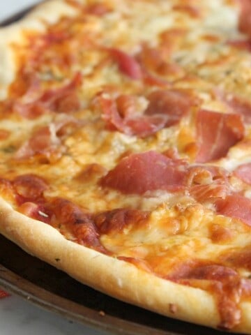 Blue Cheese Prosciutto Pizza | The Bitter Side of Sweet