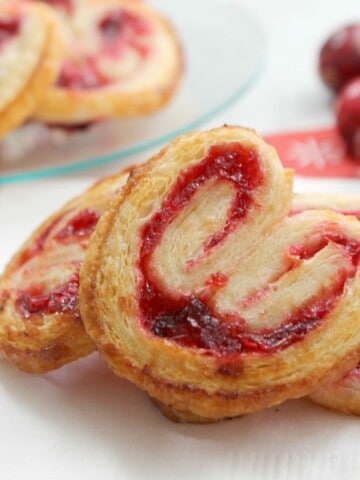 Cranberry Palmiers | The Bitter Side of Sweet #CranberryWeek