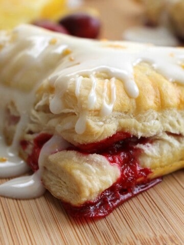 Orange Cranberry Turnovers | The Bitter Side of Sweet #CranberryWeek