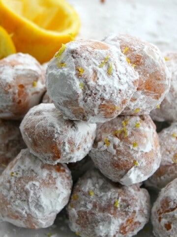 Lemon Donut Holes | The Bitter Side of Sweet