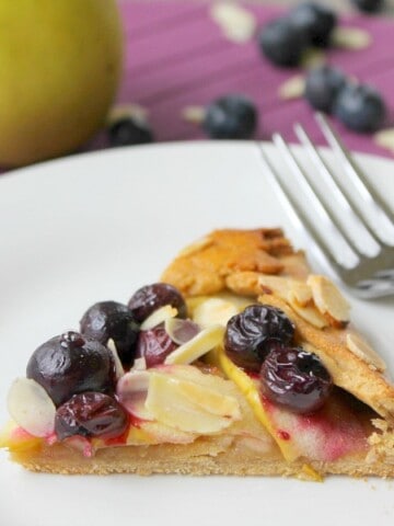 Apple Blueberry Galette | The Bitter Side of Sweet