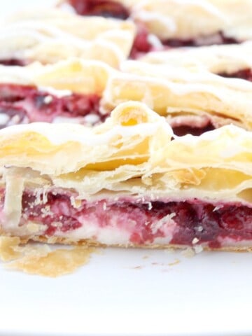 Cherry Cream Cheese Danish Braid | The Bitter Side of Sweet