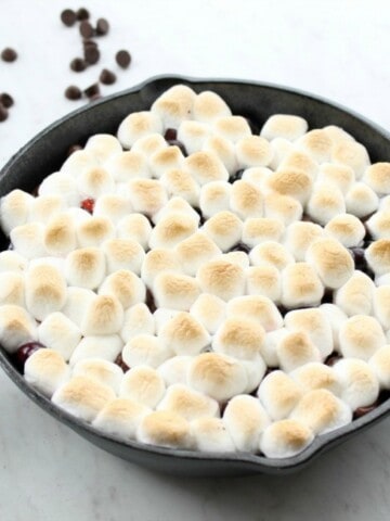 Mixed Berry Smores Skillet Dip | The Bitter Side of Sweet