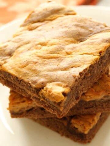 Pumpkin Cheesecake Brownie Bars | The Bitter Side of Sweet