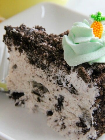 Spring Oreo Ice Cream Cake