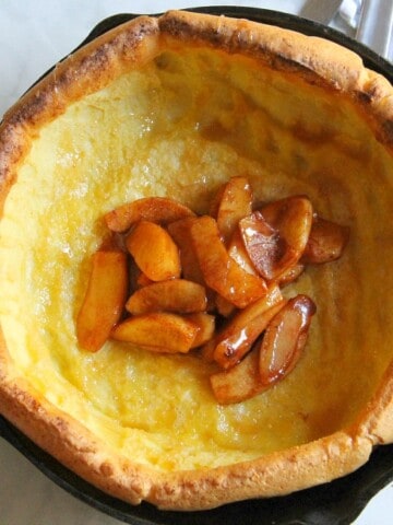 Caramel Apple Dutch Baby