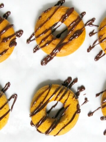 Pumpkin Chocolate Donuts