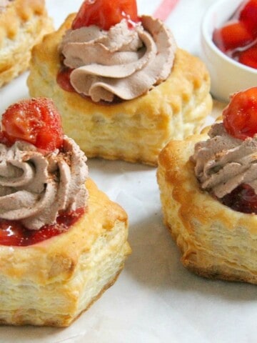 Black Forest Pastry Cups