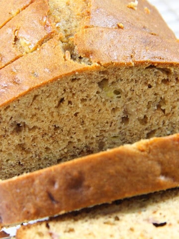 Classic Banana Bread on wire rack