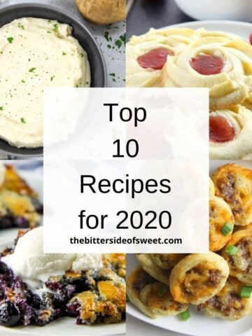 Square graphic Top 10 Post for 2020