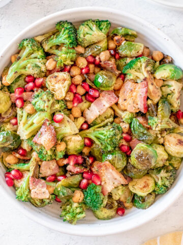 salad in a white bowl